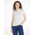 Poloshirt von Tommy Hilfiger, in der Farbe Beige, aus Jersey, andere Perspektive, Vorschaubild