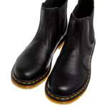 Chelsea-Boot von Dr. Martens, in der Farbe Schwarz, aus Textil, andere Perspektive, Vorschaubild