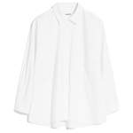 Klassische Bluse von ARMEDANGELS, in der Farbe Weiss, aus Baumwolle, Vorschaubild