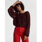 Bluse von EDITED, in der Farbe Rot, aus Polyester, andere Perspektive, Vorschaubild