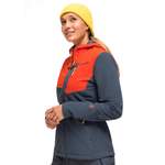 Softshelljacke von maier sports, in der Farbe Orange, aus Polyester, andere Perspektive, Vorschaubild