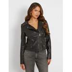 Kunstleder-Bikerjacke der Marke Guess