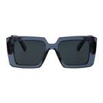 Sonstige Sonnenbrille von Prada, in der Farbe Blau, aus Acetat, andere Perspektive, Vorschaubild