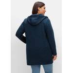 Fleecejacke von sheego, in der Farbe Blau, aus Polyester, andere Perspektive, Vorschaubild