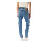 High Waist Jeans, in der Farbe Blau, aus Denim, andere Perspektive, Vorschaubild