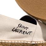 Espadrille von Saint Laurent, in der Farbe Beige, aus Textil, andere Perspektive, Vorschaubild