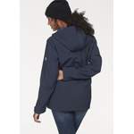 Softshelljacke von Polarino, in der Farbe Blau, aus Fleece, andere Perspektive, Vorschaubild