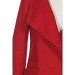 Mantel von Louche, in der Farbe Rot, aus Baumwolle, andere Perspektive, Vorschaubild