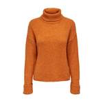 Rollkragenpullover von JDY, in der Farbe Orange, andere Perspektive, Vorschaubild