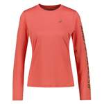 Laufshirt von ASICS, in der Farbe Orange, aus Polyester, andere Perspektive, Vorschaubild