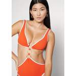 Badeanzug von Seafolly, in der Farbe Orange, andere Perspektive, Vorschaubild