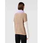 Rollkragenpullover von comma Casual Identity, in der Farbe Lila, aus Polyester, andere Perspektive, Vorschaubild