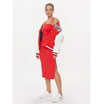 Sommerkleid von Tommy Jeans, in der Farbe Rot, aus Polyester, andere Perspektive, Vorschaubild