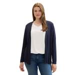 Shirtjacke von TOM TAILOR PLUS, in der Farbe Blau, aus Elasthan, andere Perspektive, Vorschaubild