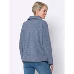 Fleecejacke von Classic Basics, in der Farbe Blau, aus Polyester, andere Perspektive, Vorschaubild