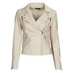 Lederjacken & Kunstlederjacke von Only, in der Farbe Beige, aus Polyurethan, Vorschaubild