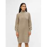 Kleid von Object, in der Farbe Beige, aus Polyester, andere Perspektive, Vorschaubild