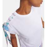 T-Shirt von Pucci, in der Farbe Weiss, andere Perspektive, Vorschaubild