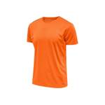 Laufshirt von Hummel, in der Farbe Orange, aus Polyester, andere Perspektive, Vorschaubild