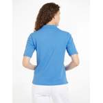 Poloshirt von Tommy Hilfiger, in der Farbe Blau, aus Baumwolle, andere Perspektive, Vorschaubild