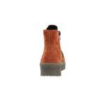 Chelsea-Boot von Semler, in der Farbe Orange, aus Fleece, andere Perspektive, Vorschaubild