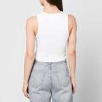 Bluse von Tommy Jeans, in der Farbe Weiss, aus Baumwolle, andere Perspektive, Vorschaubild