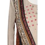 Klassische Bluse von Desigual, in der Farbe Beige, aus Elasthan, andere Perspektive, Vorschaubild