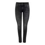 Push-Up Jeans von Only, in der Farbe Schwarz, aus Baumwolle, andere Perspektive, Vorschaubild