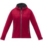 Softshelljacke von Elevate, in der Farbe Rot, andere Perspektive, Vorschaubild