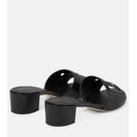 Slipper von Dolce&Gabbana, in der Farbe Schwarz, aus Leder, andere Perspektive, Vorschaubild