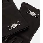 Handschuhe von Versace, in der Farbe Schwarz, andere Perspektive, Vorschaubild