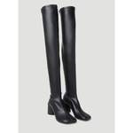 Boots von MM6 Maison Margiela, in der Farbe Schwarz, aus Polyurethan, andere Perspektive, Vorschaubild