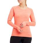 Langarmshirt von Energetics, in der Farbe Orange, aus Polyester, andere Perspektive, Vorschaubild