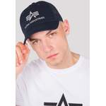 Trucker Cap von alpha industries, in der Farbe Blau, aus Polyester, andere Perspektive, Vorschaubild