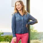 Damen-Jeansbluse mit der Marke Laura Torelli