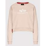 Sweatshirt von alpha industries, in der Farbe Rosa, aus Polyester, andere Perspektive, Vorschaubild