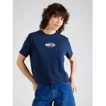 T-Shirt von Tommy Jeans, in der Farbe Weiss, aus Baumwolle, andere Perspektive, Vorschaubild