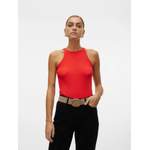 Tanktop von Vero Moda, in der Farbe Rot, aus Baumwolle, andere Perspektive, Vorschaubild