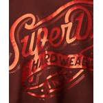 Print-Shirt von Superdry, in der Farbe Braun, aus Jersey, andere Perspektive, Vorschaubild