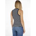 Tanktop von Tommy Hilfiger, in der Farbe Weiss, aus Elasthan, andere Perspektive, Vorschaubild