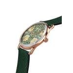 Damen-Armbanduhr von August Berg, in der Farbe Grün, aus Edelstahl, andere Perspektive, Vorschaubild
