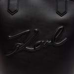 Sonstige Handtasche von Karl Lagerfeld, in der Farbe Schwarz, aus Textil, andere Perspektive, Vorschaubild