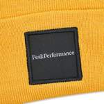 Strickmütze von Peak Performance, in der Farbe Gelb, aus Stoff, andere Perspektive, Vorschaubild