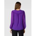 Bluse von Lauren Ralph Lauren, in der Farbe Lila, aus Polyester, andere Perspektive, Vorschaubild