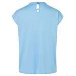 Blusenshirt von MORE & MORE, in der Farbe Blau, aus Jersey, andere Perspektive, Vorschaubild