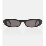 Ovale Sonnenbrille der Marke Saint Laurent