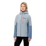 Funktionsjacke von Jack Wolfskin, in der Farbe Blau, aus Polyester, andere Perspektive, Vorschaubild