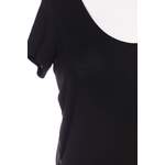 Klassische Bluse von Stefanel, in der Farbe Schwarz, andere Perspektive, Vorschaubild