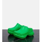 Clog von Balenciaga, in der Farbe Grün, andere Perspektive, Vorschaubild