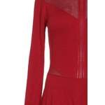 Kleid von The Kooples, in der Farbe Rot, aus Baumwolle, andere Perspektive, Vorschaubild
